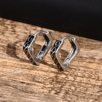 Boucle d'Oreilles Viking <br> L'Entrelacement des Serpents