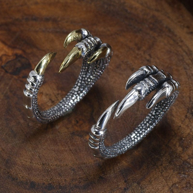 Bague Viking <br> Griffes de Dragon Fáfnir