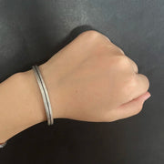 Bracelet Jonc Argent Ancien Viking - Ginnungagap