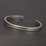 Bracelet Jonc Argent Ancien Viking - Ginnungagap