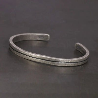 Bracelet Jonc Argent Ancien Viking - Ginnungagap
