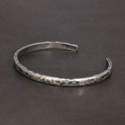 Bracelet Viking Argent 925 Martelé <br> Dvergar