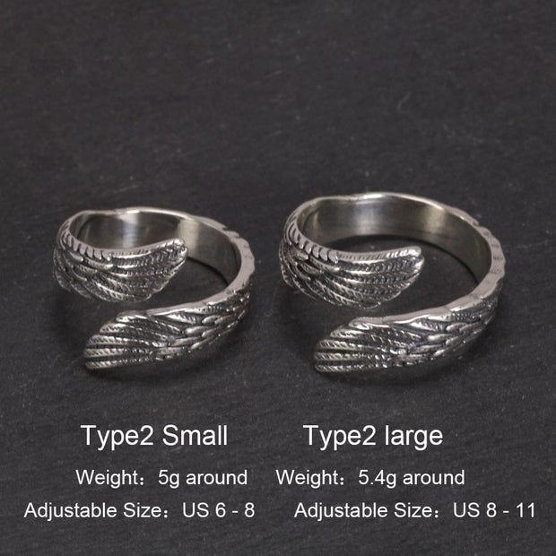 Bague Viking Ailes de Corbeau