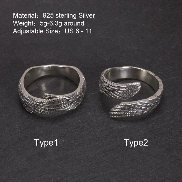 Bague Viking Ailes de Corbeau