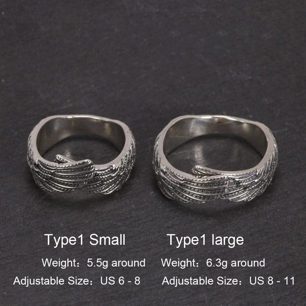 Bague Viking Ailes de Corbeau