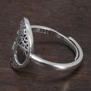 Bague Viking  Arbre de Vie Argent Sterling 925 / Argent / Ajustable