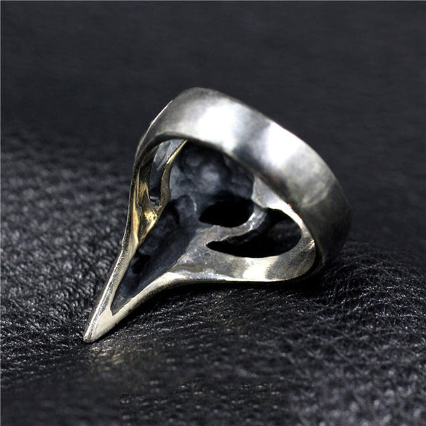 Bague Viking Crâne de Corbeau