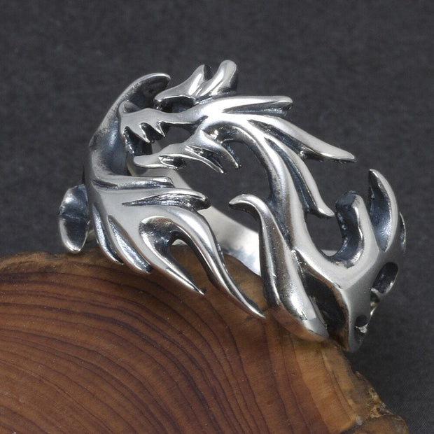 Bague Viking Force Cosmique Argent Sterling 925 / Argent / Ajustable