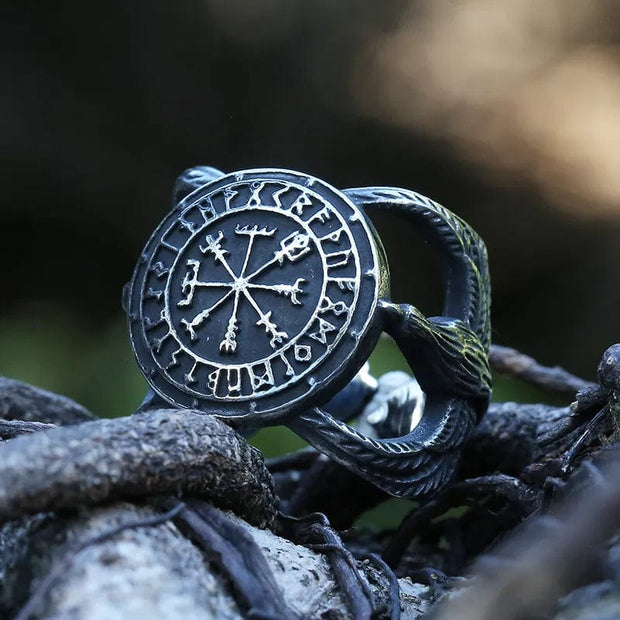 Bague Viking L'Anneau de la Vision Acier Inoxydable de Haute Qualité / 7