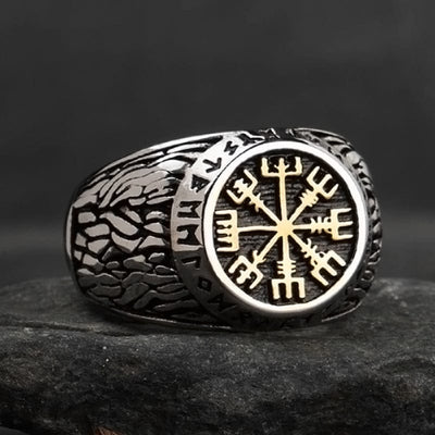  Bague Viking Le Chemin de Vegvisir
