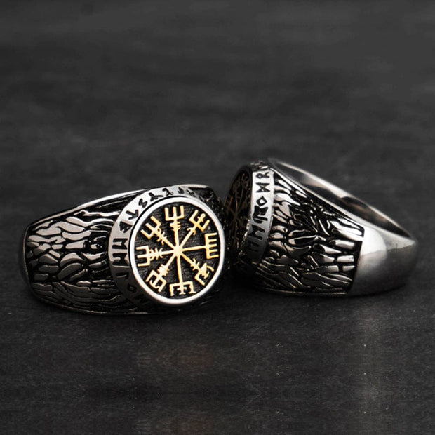  Bague Viking Le Chemin de Vegvisir