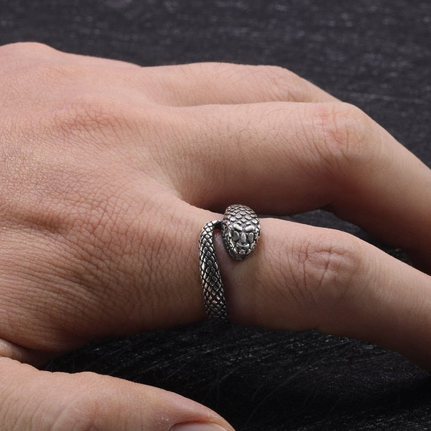 Bague Viking Le Serpent de la Mer du Nord