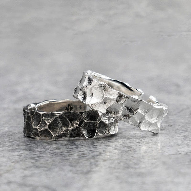 Bague Viking Les Coups de Thor Argent Sterling 925 / Argent / 7-8