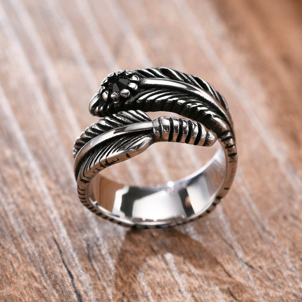 Bague Viking Plume de Valshamr
