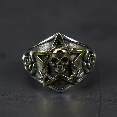 Bague Viking Ragnarok Argent Sterling 925 / Argent / Ajustable