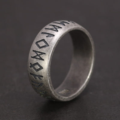 Bague Viking Runes Nordiques Argent Starling 925 / Argent / 12.5
