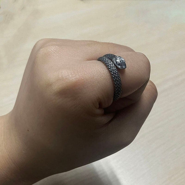 Bague Viking Serpent Níðhǫggr