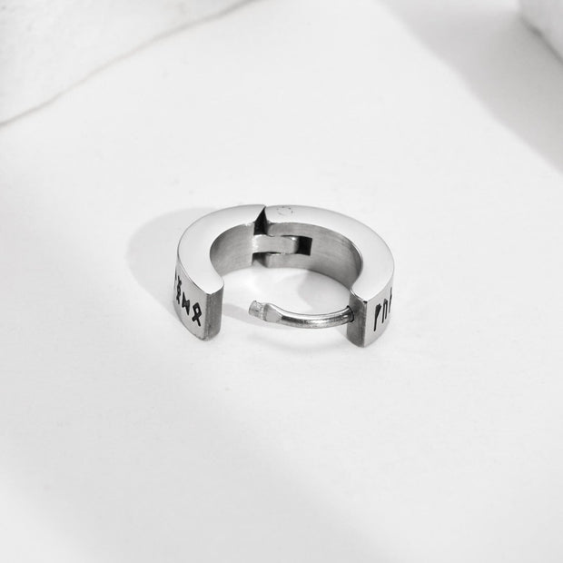 Boucle d'Oreilles Viking Futhark
