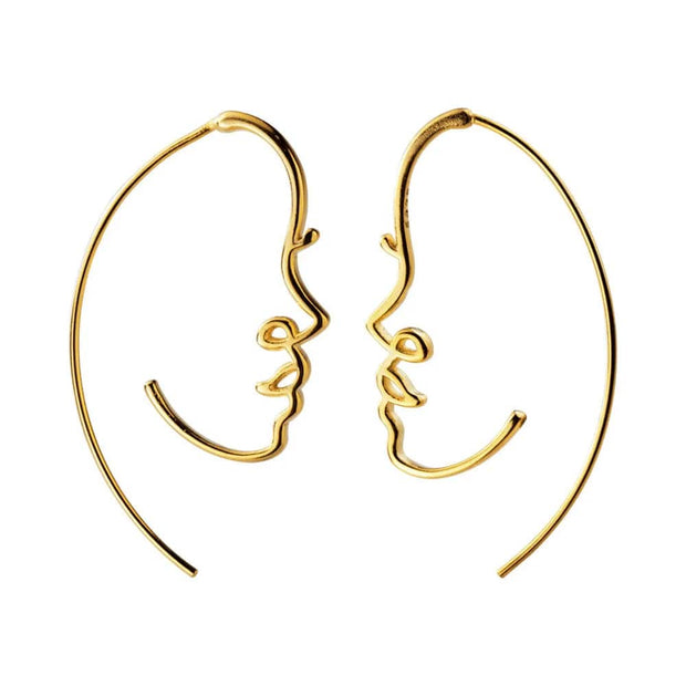 Boucles d'Oreilles Viking L'Elégance d'Harald Gold