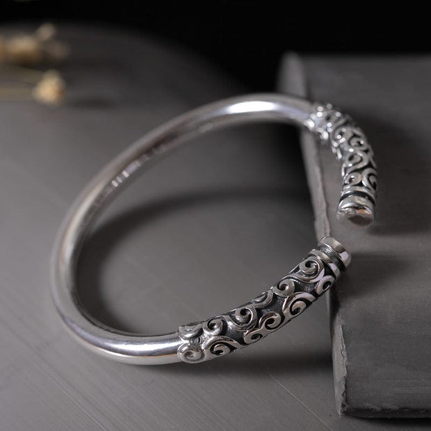 Bracelet Viking Bravoure Argent Sterling 999 / Argent / Large