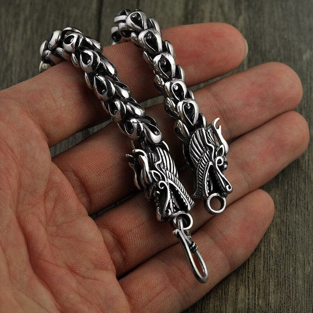 Bracelet Viking Fafnir et Nidhogg