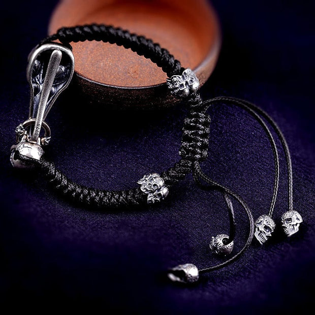 Bracelet Viking Huginn Argent Sterling 925 / Argent / Ajustable
