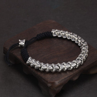 Bracelet Viking Souvenir de Jörmungandr Argent Sterling 925 / Argent / Petit