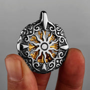 Collier Viking Amulette Solaire