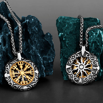 Collier Viking Amulette Solaire