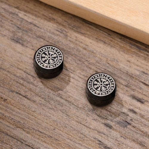  La Destinée d'Uhtred Acier Inoxydable de Haute Qualité / Noir / 8mm*6mm