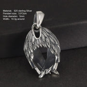  Pendentif Viking Les Ailes des Valkyries Argent Sterling 925 / Argent / 3.9*2cm